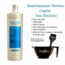 Select One Prohall Escova Progressiva 1000ml + Cumbuca - Prohall Cosmetic