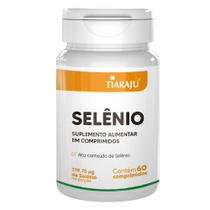 Selênio (319,75mcg) 60 Comprimidos - Tiarajú