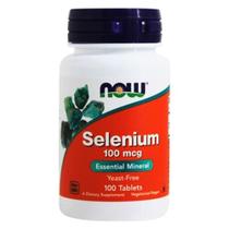 Selênio Seleniüm 100Mcg (100 Tabs) Now Foods