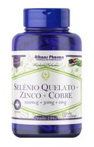 Selênio + Zinco + Cobre Quelatos 120 Cápsulas