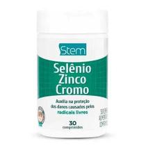 SELÊNIO-ZINCO-CROMO 30 comprimidos - Stem Pharmaceutical