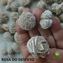 Selenita Rosa do Deserto Kit com 3 unidades - conexão com a Terra / Equilibrio - Pedra Natural