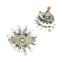 Seletor De Interruptor Rotativo Multi-Posição 2 Pólos 4 Pólos 3 5 6 7 8 9 10 Posições Com Tampa De