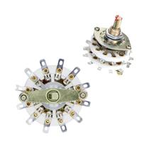 Seletor De Interruptor Rotativo Multi-Posição 2 Pólos 4 Pólos 3 5 6 7 8 9 10 Posições Com Tampa De