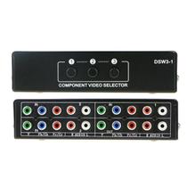 Seletor Switcher Video Componente 3x1-3 entradas 1 saida