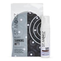 Self Bronzeador St. Moriz Professional Dark Mousse 200mL com luva