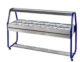 Self Service 10 Cubas Desmontado Linha Tadicional Frio Salada SS 10 Ibet