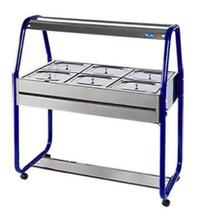 Self Service 6 Cubas Desmontado Linha Tradicional Térmico ST 06 Ibet