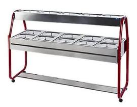 Self Service Duplo 10 Cubas Desmontado Linha Tradicional SD 10 Ibet Self Service Duplo 10 Cubas Desmontado Linha Tradicional SD 10 Ibet