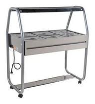 Self Service Quente 112Cm 6 Cubas Ibet / 127v Self Service Quente 112Cm 6 Cubas Ibet / 127v