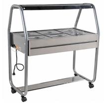 Self Service Quente 112Cm 6 Cubas Ibet / 220 volts Self Service Quente 112Cm 6 Cubas Ibet / 220 volts