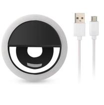 Selfie Ring Light Clipe Anel Led Celular Universal - Preto Selfie Ring Light Clipe Anel Led Celular Universal - Preto