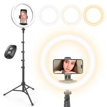 Selfie Ring Light UbeeSize 12" com suporte de tripé 62" e controle remoto