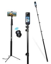 Selfie Stick BMZX Invisible 3m com controle remoto sem fio para iPhone