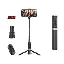 Selfie Stick Tripé Bluetooth com Controle Remoto - Extensível e Compatível com Huawei