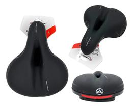 Selim Absolute Super Confort Vazado Passeio Mola Elastomero