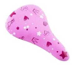 Selim Banco Bicicleta Infantil Rvs Princesas Rosa Carrinho