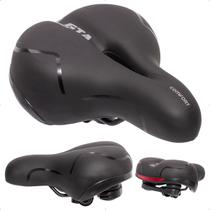 Selim Banco Bike Gta Confort Gel Tec Refletor Com Elastomero e Antiderrapante