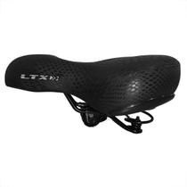 Selim banco confortável bike bicicleta passeio mtb urbana ciclismo retrô vazado duas molas largo espuma conforto pedal