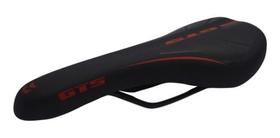 Selim Banco Gts Mtb Speed Exotic Macio Preto C/ Vermelho