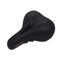Selim Banco MTB Confort Vazado BIG810 JS-122 Largo Preto