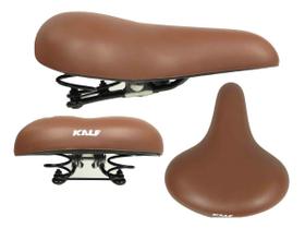 Selim Bicicleta Kalf 2 Molas Largo Conforto Caiçara Marrom Selim Bicicleta Kalf 2 Molas Largo Conforto Caiçara Marrom