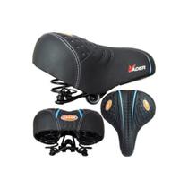 Selim Conforto Gel - City Bike - 2 Molas Big - Vader (preto) Selim Conforto Gel - City Bike - 2 Molas Big - Vader (preto)