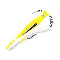 Selim De Bicicleta Em Couro PU Preto 273x135mm Confortável Para MTB E Ciclismo De Estrada Peças De