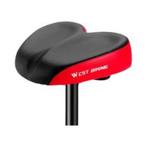 Selim De Bicicleta MTB Confortável Com Dupla Absorção De Choque, Assento De Ciclismo WEST BIKING