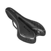 Selim de Bicicleta West Biking - Confortável com Gel, Espuma e Couro PU