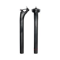 Selim de Carbono Preto Fosco para Bicicleta MTB - 27,2/31,6mm x 400mm