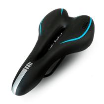 Selim Gel Bike Mtb Sport Vazado 275 X 155mm Anti-prostático
