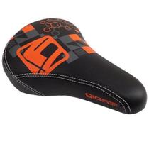 Selim Gios Bmx Sela Bike Bicicleta Preto / Laranja