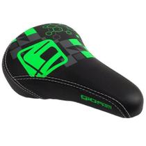 Selim Gios Bmx Sela Bike Bicicleta Preto / Verde