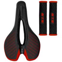Selim GTS MTB com luz de led e Manopla de brinde Selim GTS MTB com luz de led e Manopla de brinde