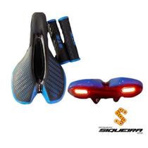 Selim mtb c/vista e manopla-gts azul