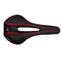 Selim Mtb High One Soft System Vazado Vermelho - Hing One