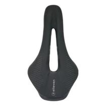 Selim Mtb Speed Bicicleta Race Vazado Preto 265X140MM