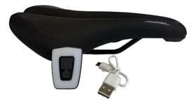 Selim Mtb Vessel Modulus Safe Vazado 250x145 Com Luz Usb