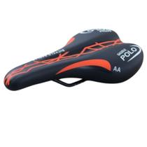 Selim Para Bicicleta Saddle Polo Mtb Light Banco Para Bike Laranja Selim Para Bicicleta Saddle Polo Mtb Light Banco Para Bike Laranja