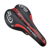 Selim Para Bicicleta Saddle Polo Mtb Light Banco Para Bike Vermelho