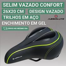 Selim Vazado Comfort Absolute TRI Aço Apli Gel Molas