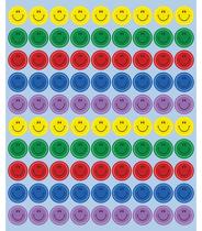 Selos Adesivos Chart Seals Carson Dellosa Smiles - Multicolor - Pacote com 810 Unidades