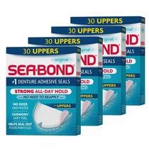 Selos adesivos para próteses dentárias Sea-Bond Secure Original Uppers 30 ct
