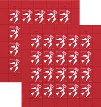 Selos postais do Serviço Postal dos Estados Unidos Love 2024