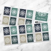 Selos postais do Serviço Postal dos Estados Unidos Winter Whimsy Selos postais do Serviço Postal dos Estados Unidos Winter Whimsy