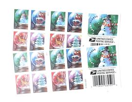 Selos USPS Snow Globes Forever Postage 2023 Scott 5816 -5819