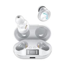 Sem fio Bluetooth V5.0 Fone de ouvido impermeável (branco) (One Size