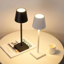 Sem fio LED Desk Lamp com carregamento USB, impermeável Candeeiros de mesa, escritório