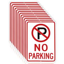 Sem sinais de estacionamento OLANZU 10x14 polegadas Engineer Grade Metal Sem sinais de estacionamento OLANZU 10x14 polegadas Engineer Grade Metal